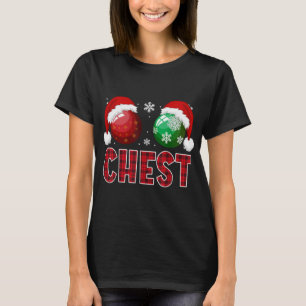 T-shirt Chest Nuts Christmas Funny Matching Couple Chestnu