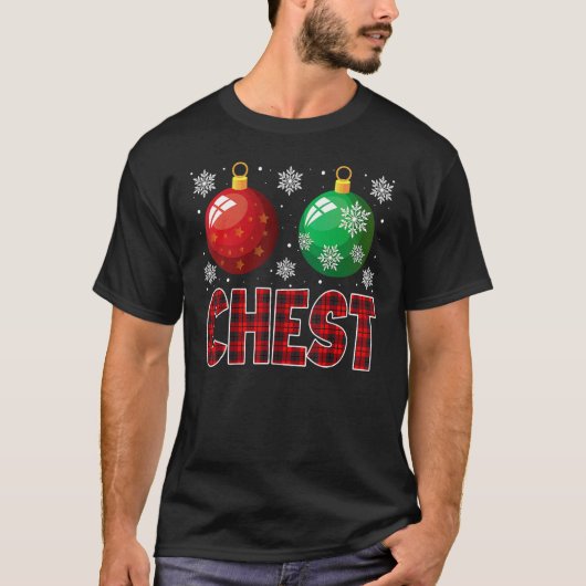 T-shirt Chest Nuts Christmas   Matching Couple Chestnuts 1 (Devant)
