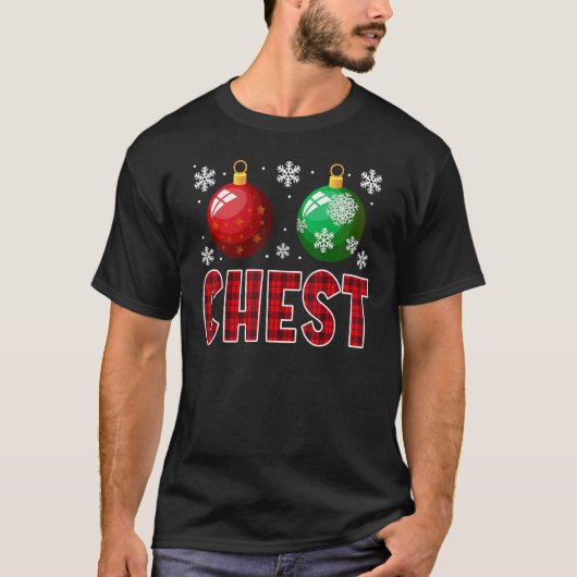 T-shirt Chest Nuts Christmas   Matching Couple Chestnuts 2 (Devant)