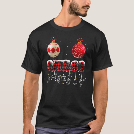 T-shirt Chest Nuts Christmas   Matching Couple Chestnuts 8 (Devant)