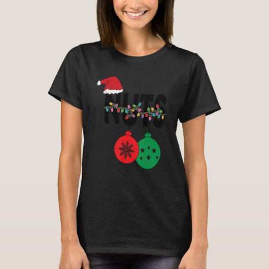 T-shirt Chest Nuts Christmas Matching Couples Chestnuts (Devant)