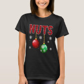 T-shirt Chest Nuts Matching Chestnuts   Christmas Couples  (Devant)