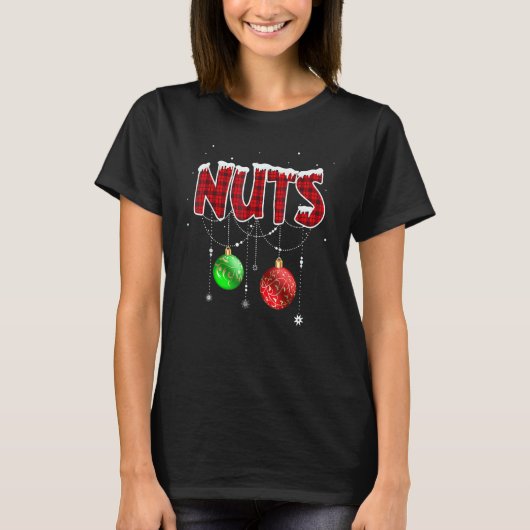 T-shirt Chest Nuts Matching Chestnuts Christmas Couples N (Devant)