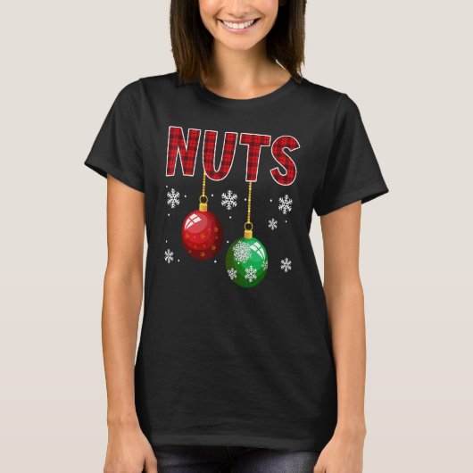 T-shirt Chest Nuts Matching Chestnuts Christmas Couples N (Devant)