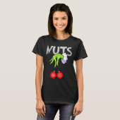 T-shirt Chest Nuts Matching Chestnuts Christmas Snow Coupl (Devant entier)