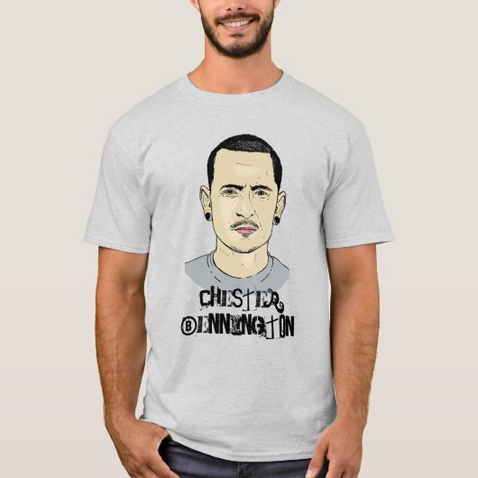 T-shirt Chester Bennington (Devant)