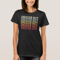 Chester City Pennsylvanie Chester City PA Retro Vi