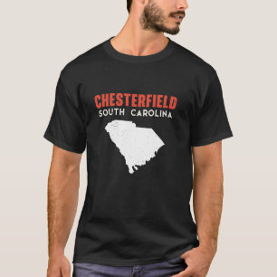 T-shirt Chesterfield Caroline du Sud États-Unis Amérique d