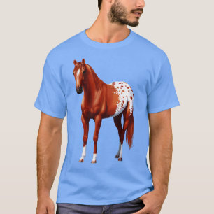 T-shirt Chestnut Sorrel Quartier Cheval Appaloosa Stallion