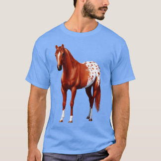 T-shirt Chestnut Sorrel Quartier Cheval Appaloosa Stallion