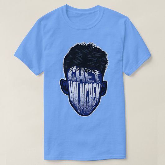 T-shirt Chet Holmgren Oklahoma City Player Silhouette (Design devant)