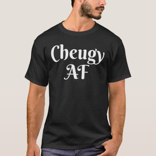 T-shirt Cheugy Af Pour Les Millénaires De Base Slogan Cheu (Devant)