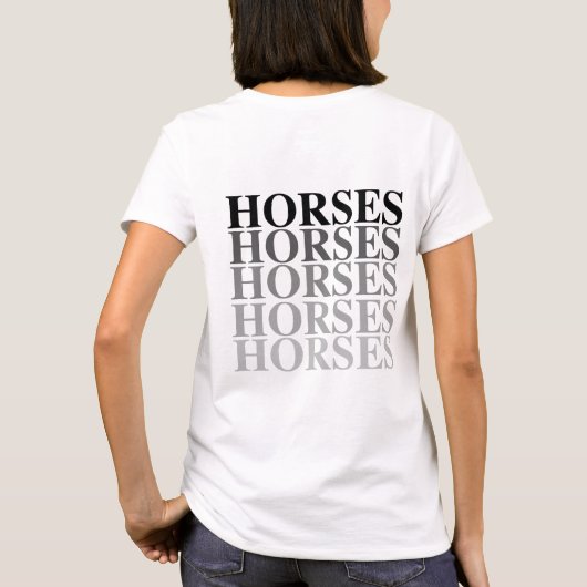 T-shirt Cheval (Dos)