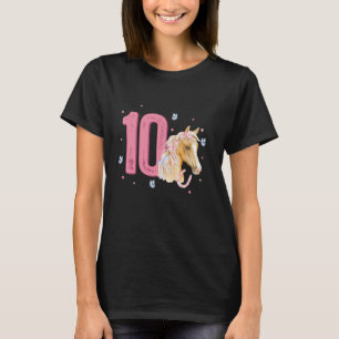 T-shirt Cheval 10ème Anniversaire Dix Ans Anniversaire 10