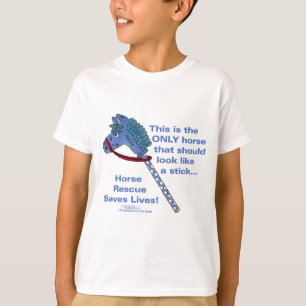 T-shirt Cheval à bâche