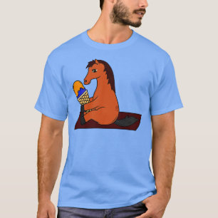 T-shirt Cheval à la crème glacée gaufrée 2