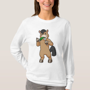 T-shirt Cheval à Mating Vegan