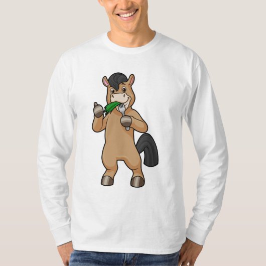 T-shirt Cheval à Mating Vegan (Devant)