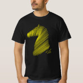 T-shirt Cheval Abstrait - Mini Line Art Tee (Devant)