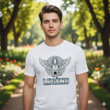 T-shirt Cheval Ailé Légendaire – Puissance & Liber