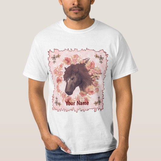 T-shirt Cheval Alezan (Devant)