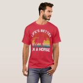 T-shirt Cheval Ami fille Lover (Devant entier)