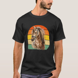 T-shirt Cheval Amour Vintage Chevaux Pour Papa Maman Anima