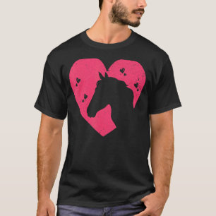 T-shirt Cheval animal cavalier Coeurs équestres Cheval