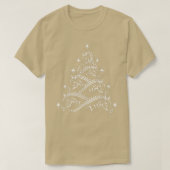 T-shirt Cheval Arbre de Noël, Costume d'cavalier, Noël (Design devant)