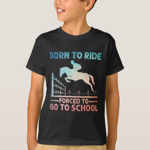 T-shirt Cheval Art Pour Hommes Femmes Équitation Rider Equ