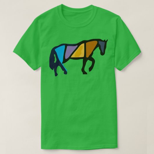 T-shirt cheval artsy Watercolor (Design devant)