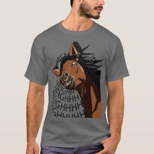 T-shirt Cheval aux longs cheveux