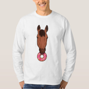 T-shirt Cheval avec beigne
