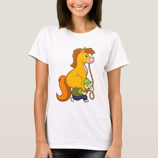 T-shirt Cheval avec Boy.PNG (Devant)