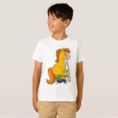T-shirt Cheval avec Boy.PNG (Devant entier)