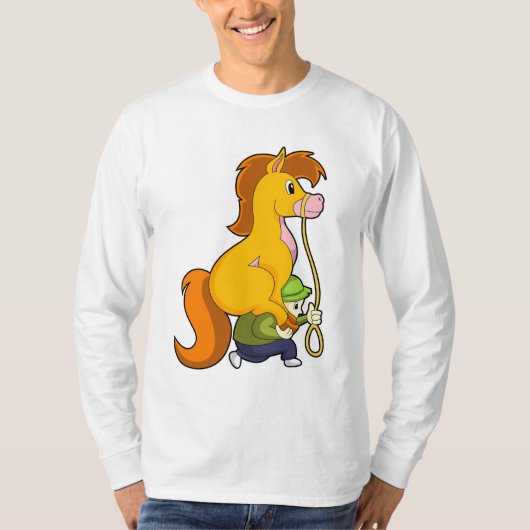 T-shirt Cheval avec Boy.PNG (Devant)