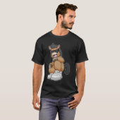 T-shirt Cheval avec de grandes chaussures (Devant entier)