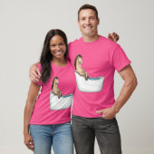 T-shirt Cheval Bain Baignoire ami (Unisexe)