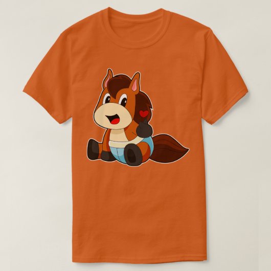 T-shirt Cheval bébé (Design devant)