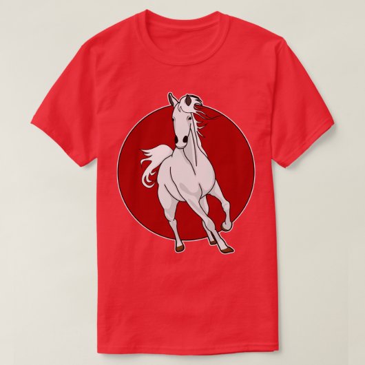 T-shirt Cheval blanc (Design devant)