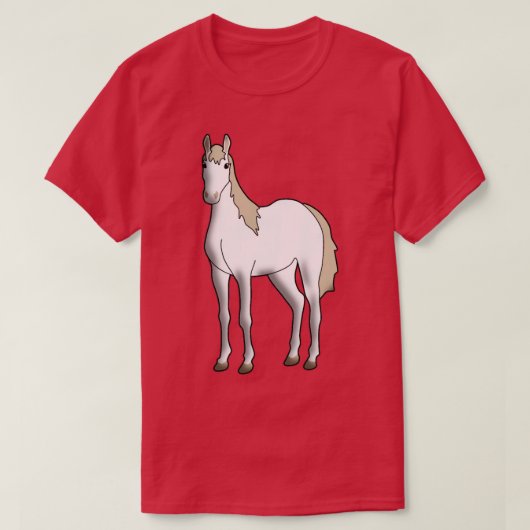 T-shirt cheval blanc (Design devant)