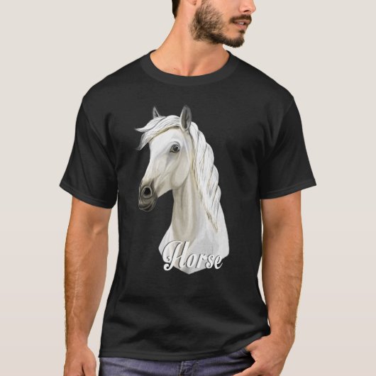 T-shirt Cheval blanc 2 (Devant)