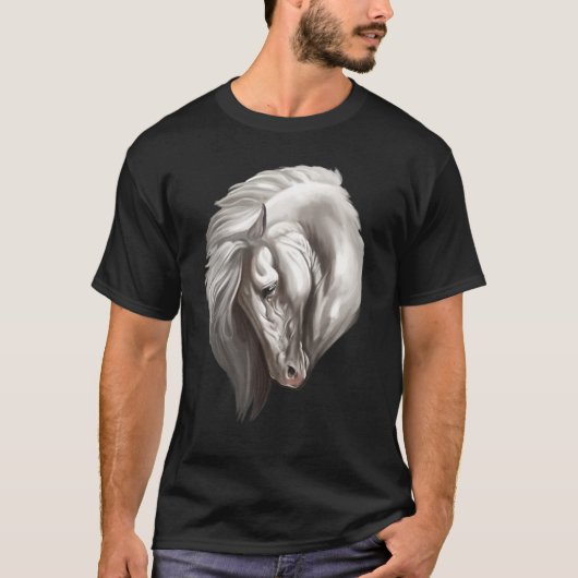 T-shirt Cheval blanc 4 (Devant)
