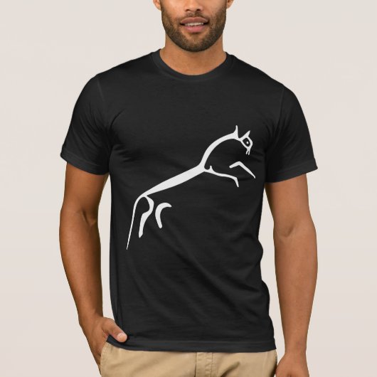 T-shirt Cheval blanc (château d'Uffington) - customisé (Devant)
