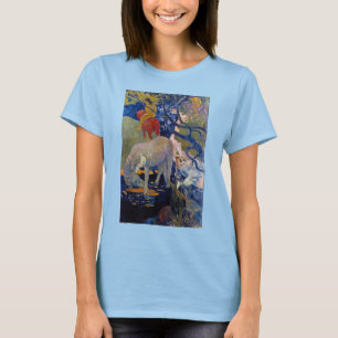 T-shirt Cheval Blanc par Paul Gauguin, Vintage Fine Art