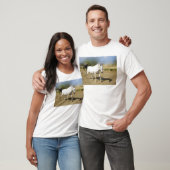 T-SHIRT CHEVAL BLANC PEINT (Unisexe)