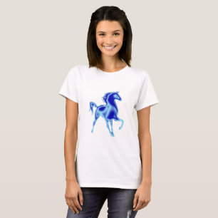 T-shirt Cheval Bleu