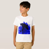 T-shirt Cheval bleu (Devant entier)