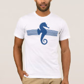 T-shirt Cheval bleu CuteNavy (Devant)