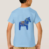 T-shirt Cheval bleu Dala (Dos)